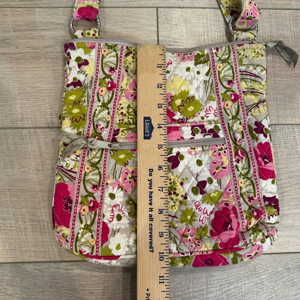 VERA BRADLEY FLORAL CROSS BODY PURSE - Picture 3 of 8